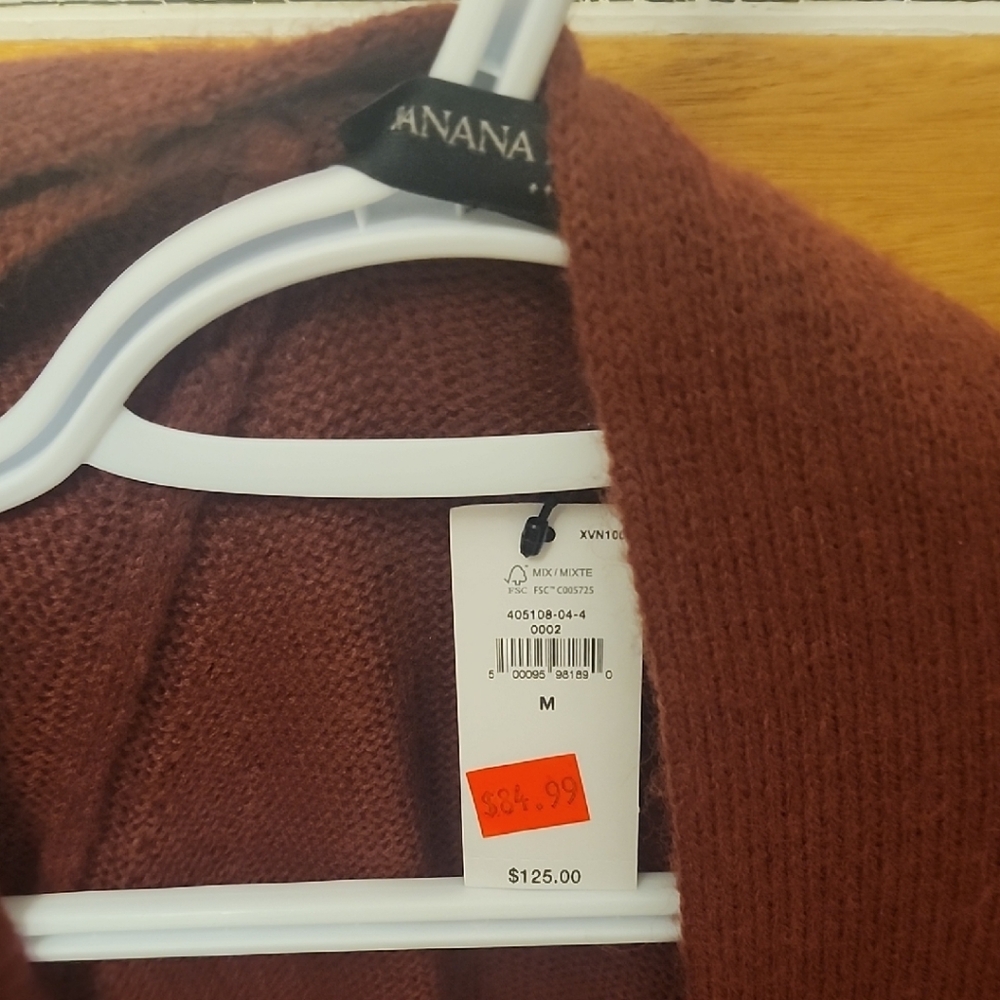 Banana Republic Womens Cardigan in Rust - Picture 2 of 5